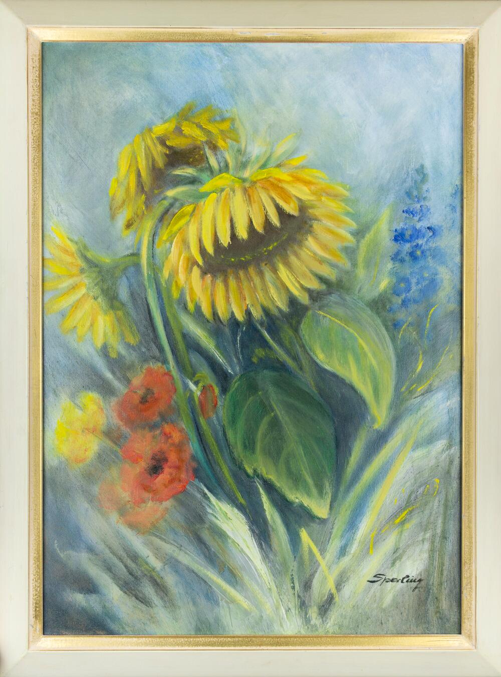 Sunflowers and Colorful Blooms