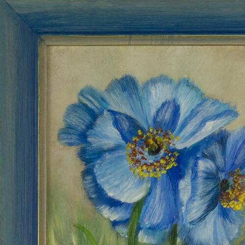 Blue Blossoms in Spring