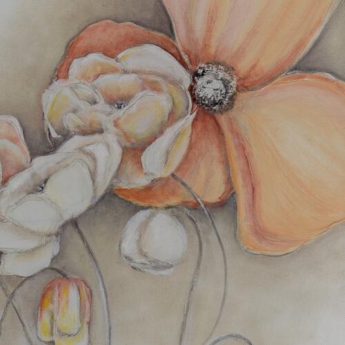 Floral Harmony in Soft Hues