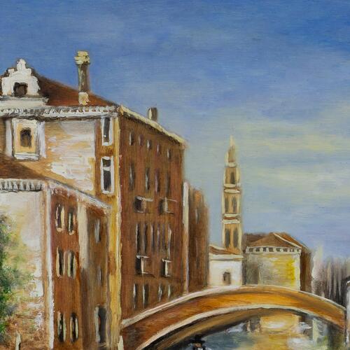 Venetian Canal Scene