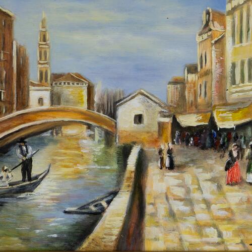 Venetian Canal Scene