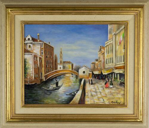 Venetian Canal Scene
