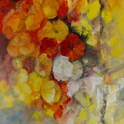 Vibrant Floral Abstract